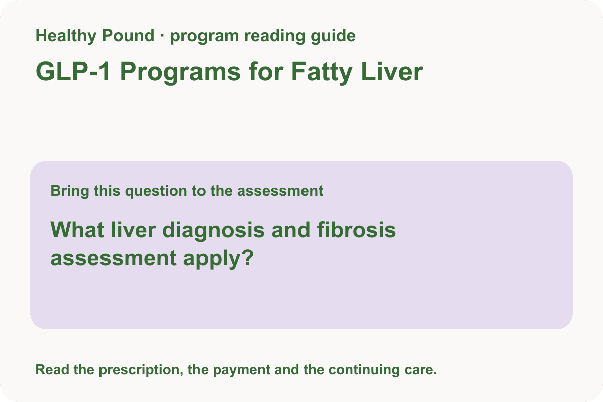 Best GLP-1 Programs for Fatty Liver: Care and Access Guide