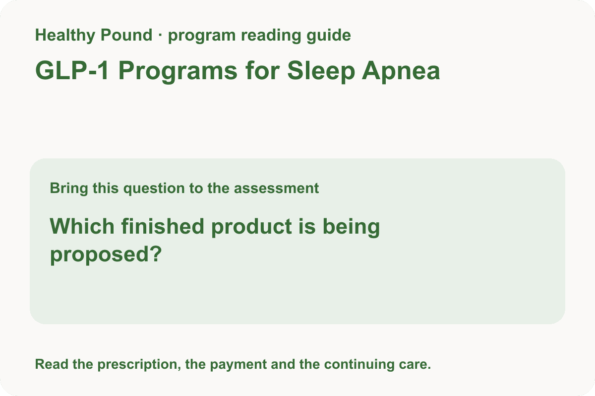 Best GLP-1 Programs for Sleep Apnea: Care and Access Guide