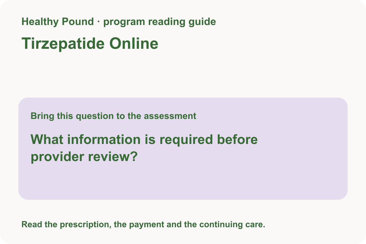 Best Tirzepatide Online: What to Read Before Ordering